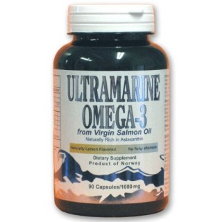 Ultramarine Omega-3 Virgin Salmon Oil 1080 mg/90 Gelcaps