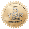 5-Year Limited Warranty